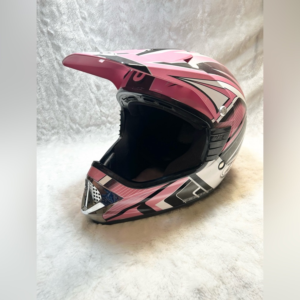 Z1R SMALL 6 7/8-7 INCH PINK HELMET NO SHIELD